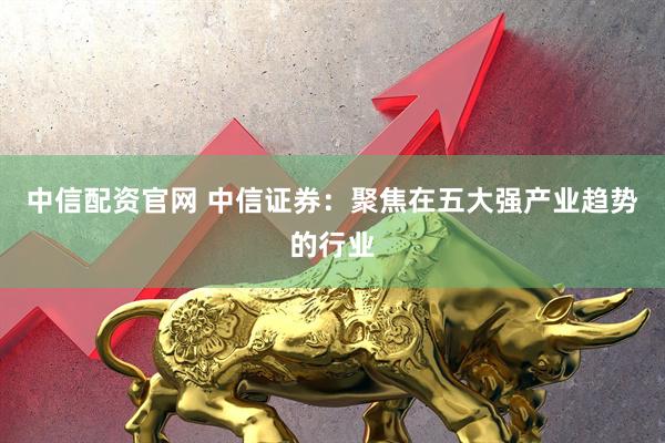中信配资官网 中信证券:聚焦在五大强产业趋势的行业